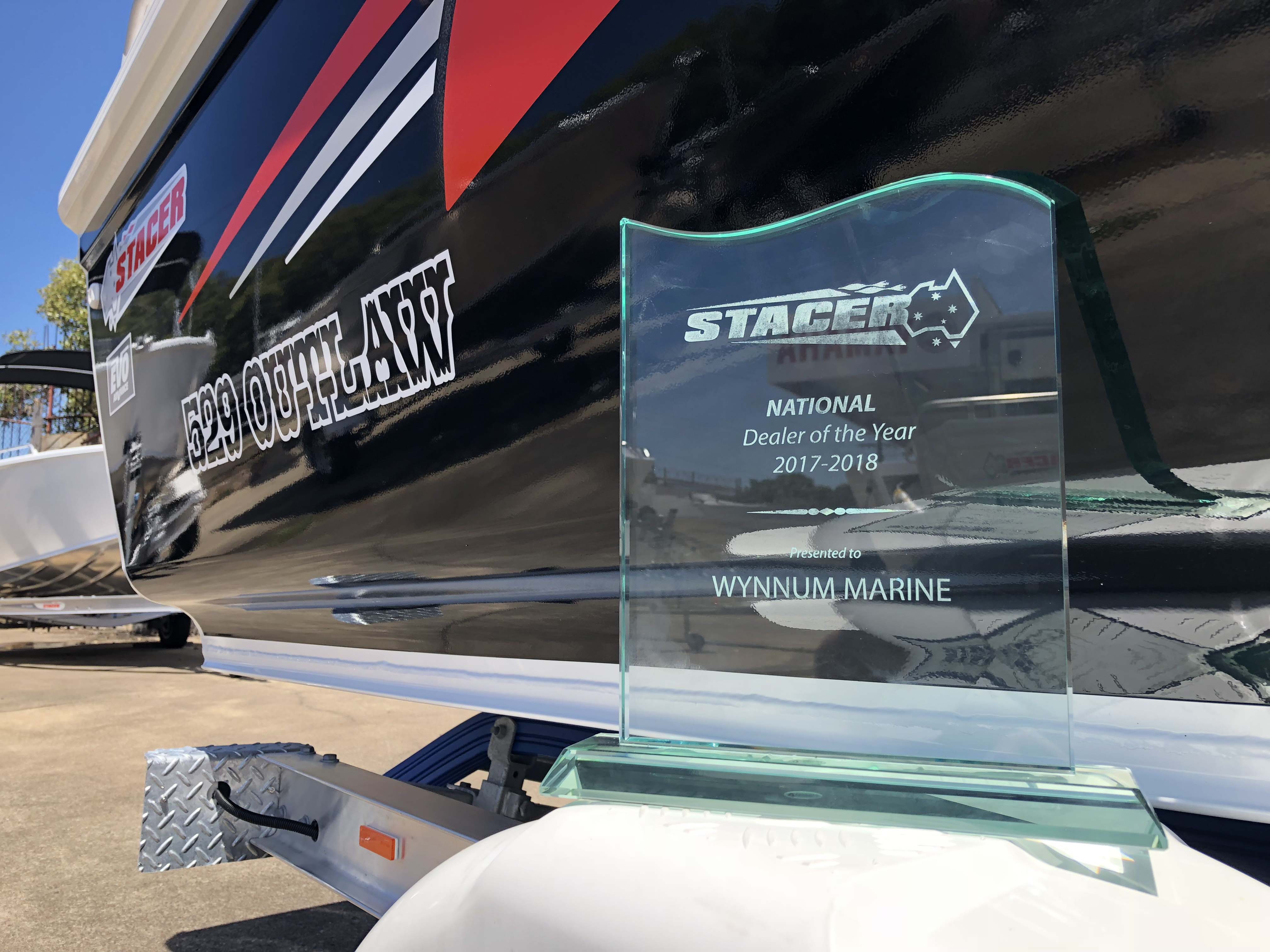 Wynnum Marine Awarded as the Stacer Boats 2017-2018 National Dealer of the Year