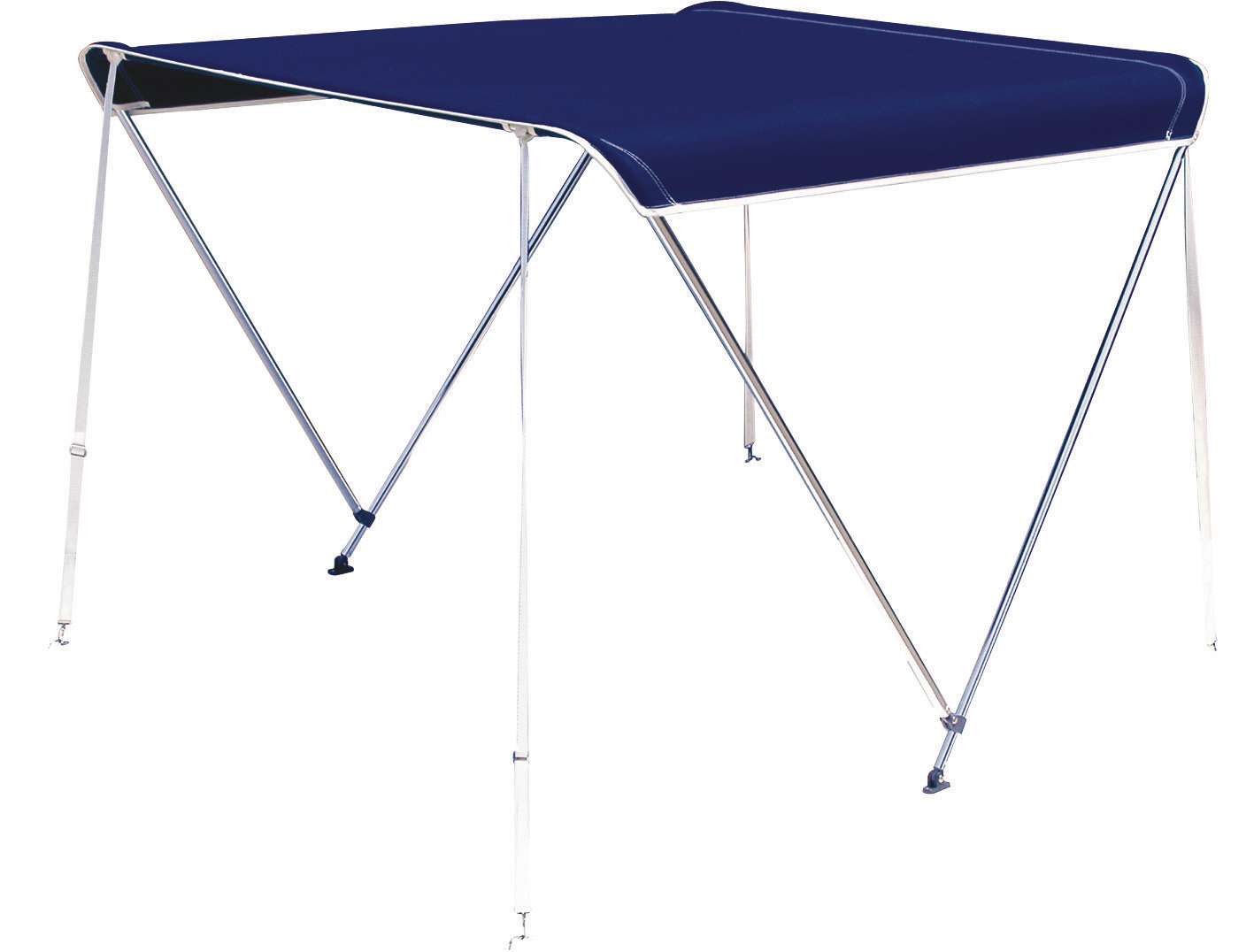 2 Bow Bimini Kit Complete With All Tubes And Fastenings Blue 1.3-1.5m