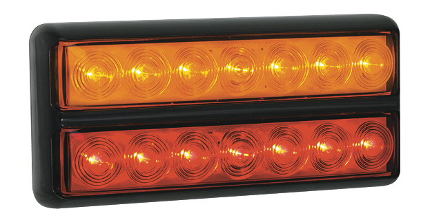 Deluxe Trailer Light Set LED 207 With Number Plate Light