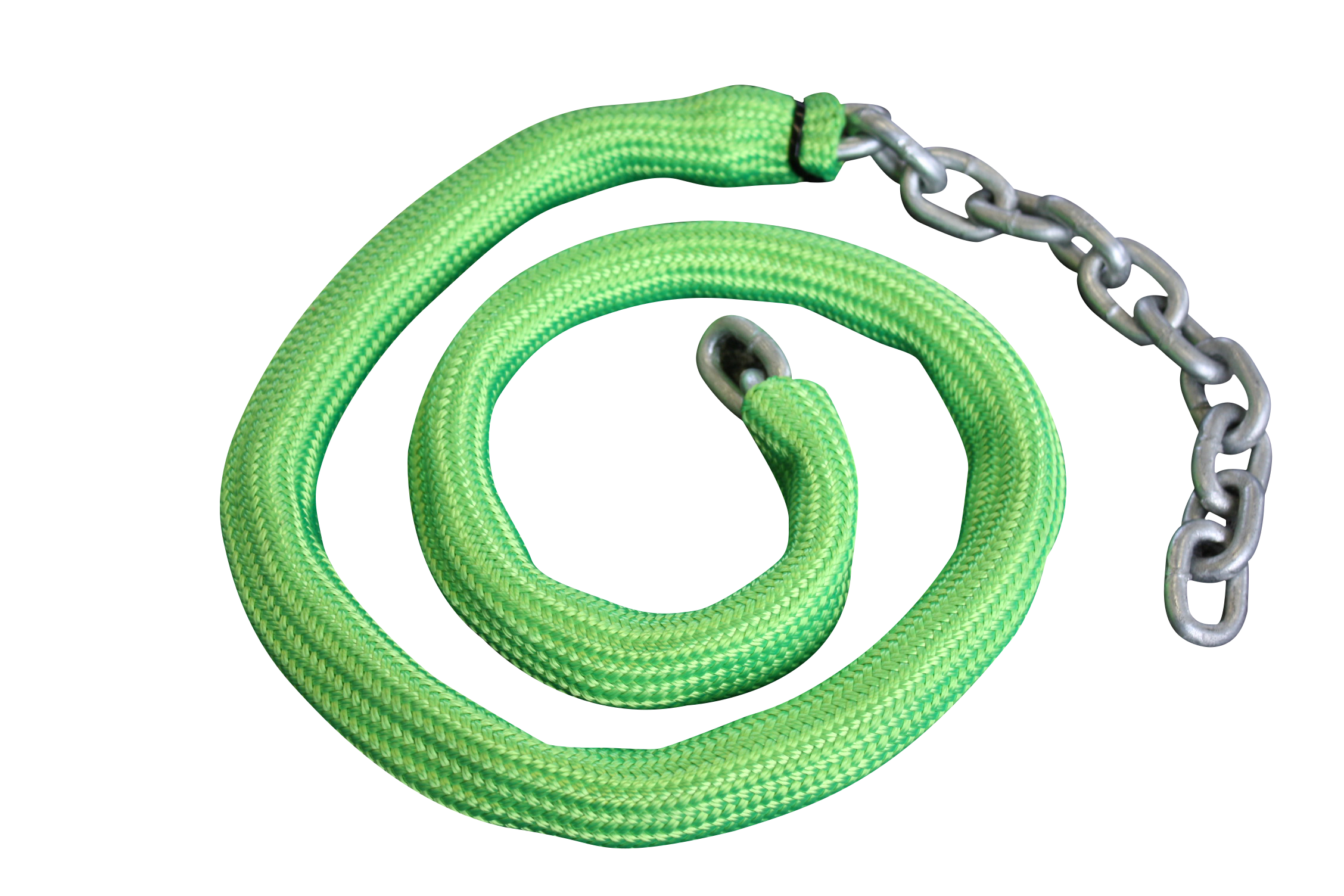 Fluro Green Chain Sock 8m x 6mm Short Link