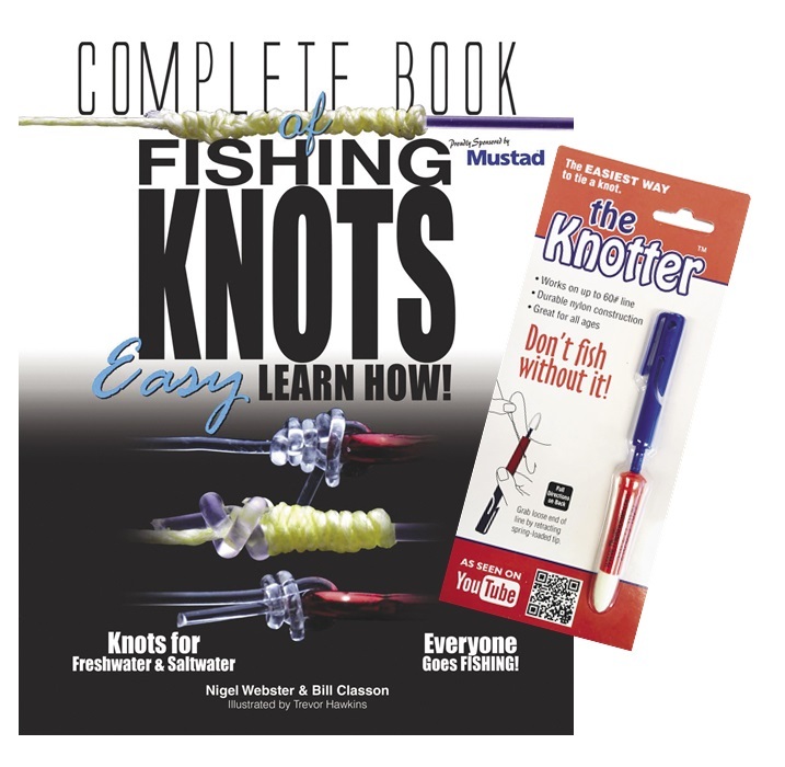 Book of Fishing Knots with Knotter Tool