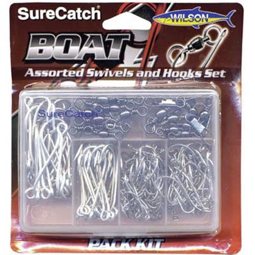 SureCatch Hook & Swivel Boat Pack