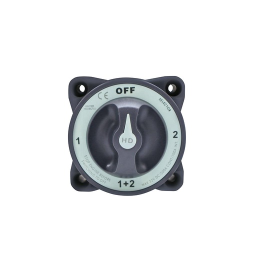 Alvolta Heavy Duty 4 Position 500A Battery Switch w/AFD
